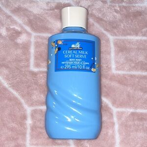 Bath & Body Works Cereal Milk Soft Serve Body Wash - Blue